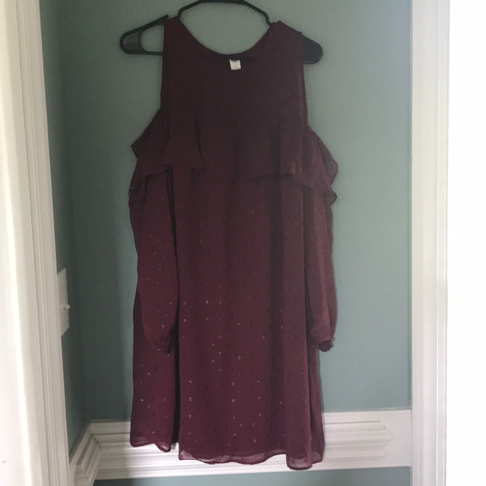 Brand new burgundy dress